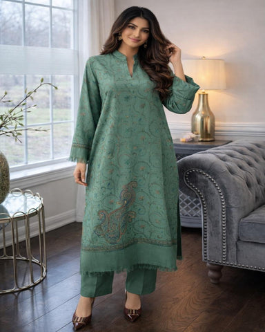 Pashmina - Apple Green