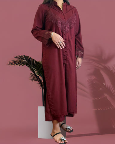 Karandi Basic Pret-  Maroon
