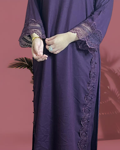 Karandi Basic Pret- Plum Purple